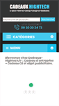 Mobile Screenshot of cadeaux-hightech.fr